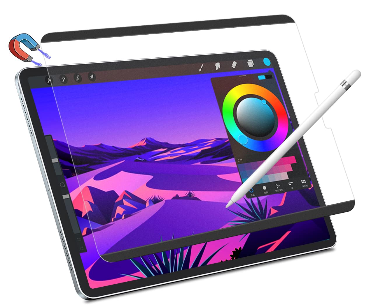 Magnetic Screen Protector for iPad Pro 11