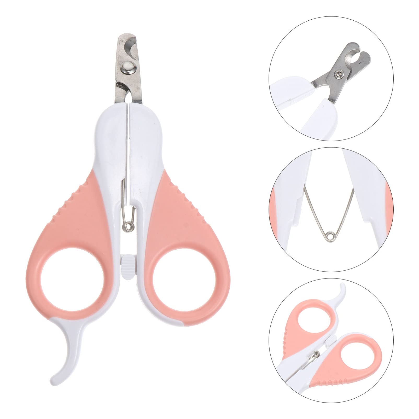 Balacoo 1pc Durable Pet Nail Scissors - Professional Dog Nail Trimmer & Cat Claw Cutter for Safe Pet Manicure, Ideal for Home Grooming and Pet Care