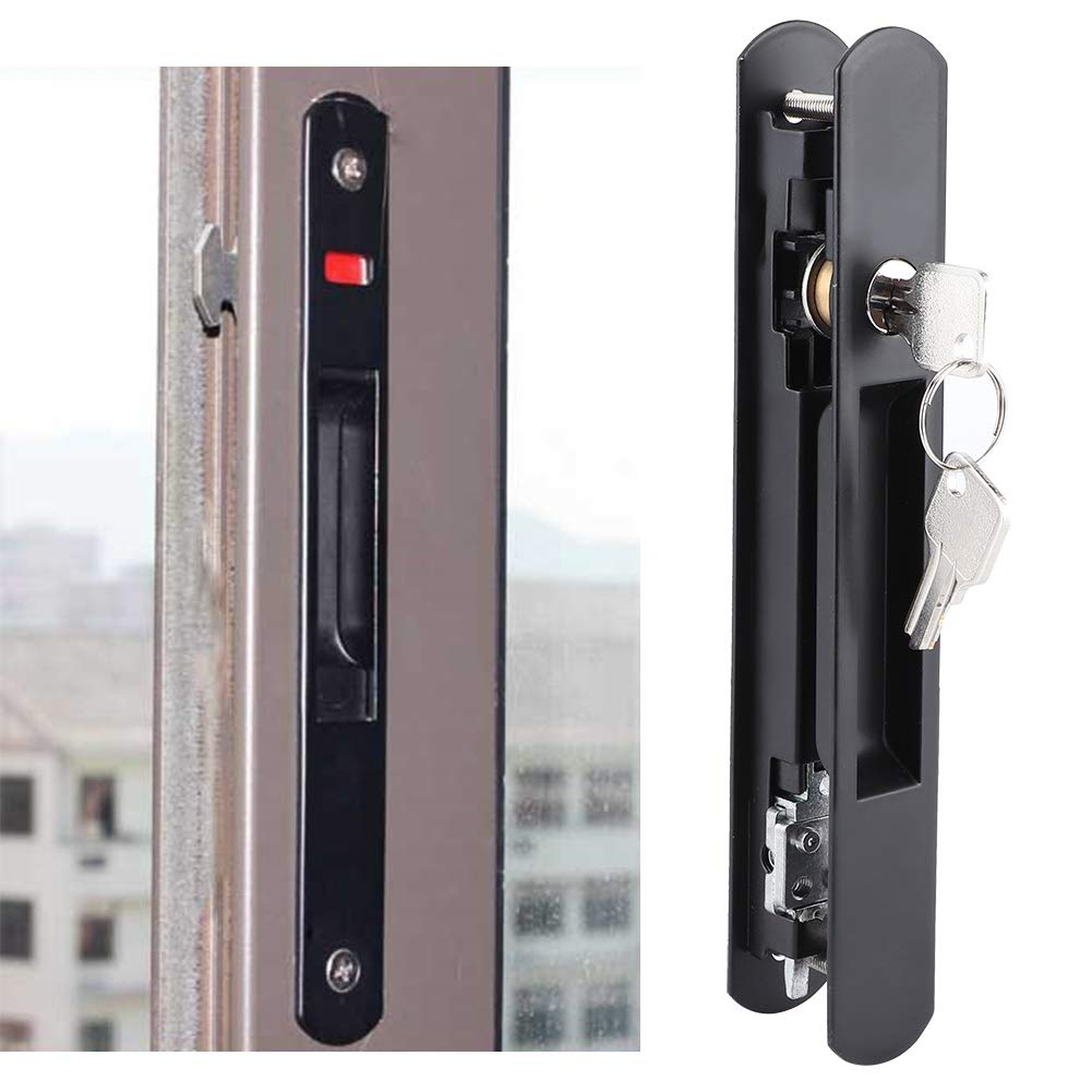 **Sliding Door Handle Set - Double Sided Lock for Glass & Patio Doors - Secure & Easy Installation - Perfect for Sliding Windows, Verandas & Balconies**