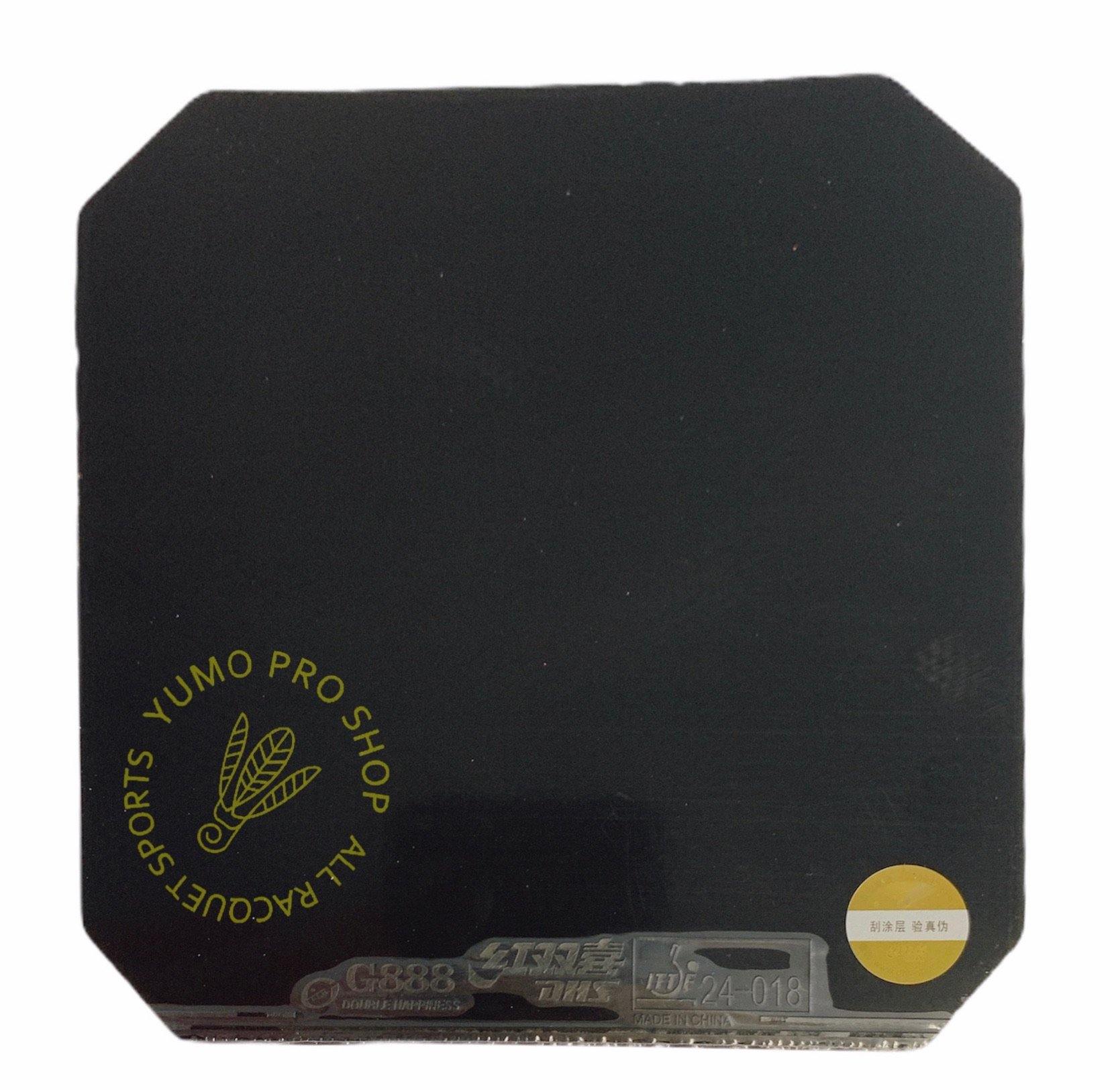 DHS G888 Table Tennis Rubber with Pimpled Surface - Professional Ping Pong Paddle Rubber for Spin and Speed - Perfect for Tournament Play and Training