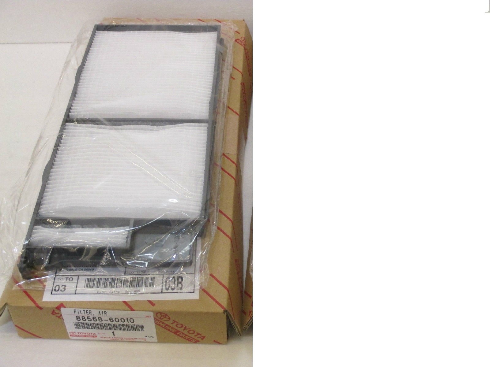 Lexus 88568-60010 Cabin Air Filter Replacement - Premium Car Air Filter for Cleaner Cabin Air | Fits Lexus Models | Perfect for Allergy Season & City Driving