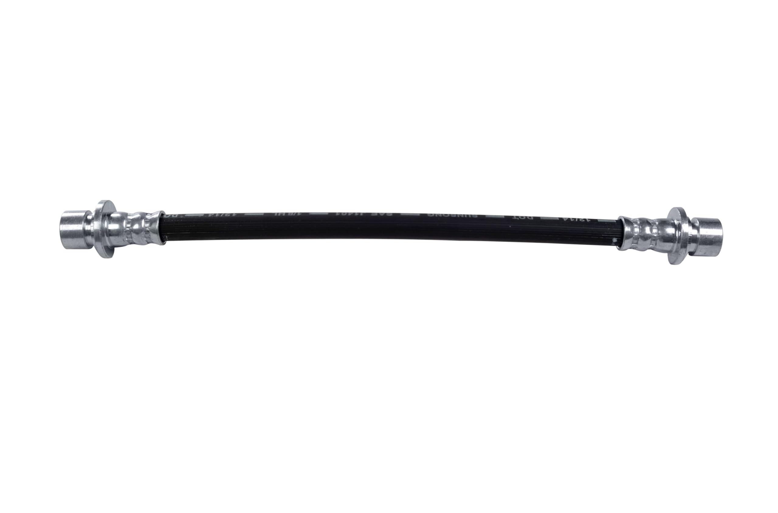 Sunsong 2203992 Brake Hydraulic Hose Replacement - High Performance Brake Line for Trucks, SUVs & Vehicles - Durable DOT Approved Rubber Hose for Safe Braking | Ideal for Off-Roading, Towing & Daily Commute