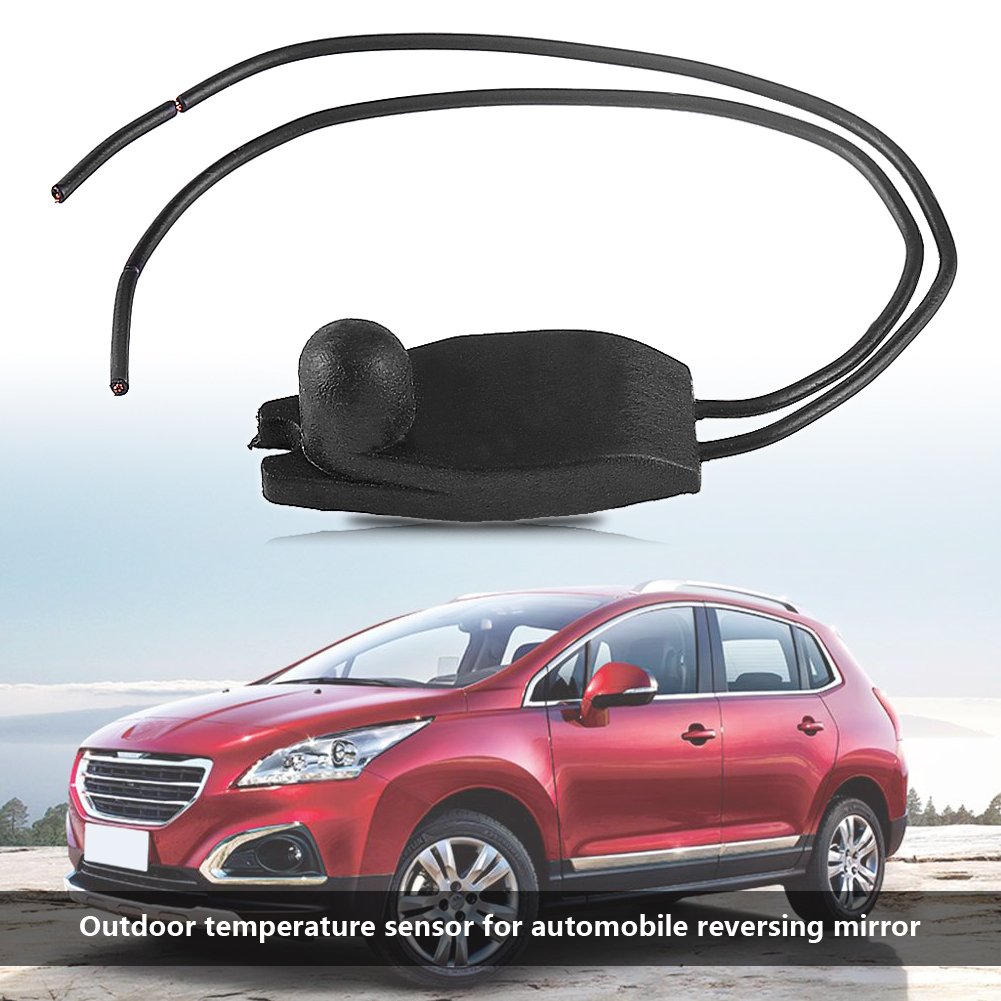 Keenso Car Outside Temperature Sensor - Compatible with Peugeot 206 207 208 306 307 407 | Accurate Air Temp Monitor for Vehicle Climate Control & Winter Driving Safety