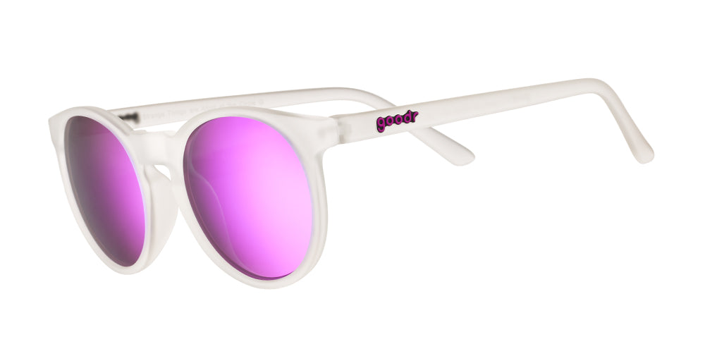 Goodr Circle G Sunglasses - Polarized Aviator Style for Running, Cycling & Outdoor Sports | Strange Things Are Afoot at The Circle Gs | UV Protection for Men & Women