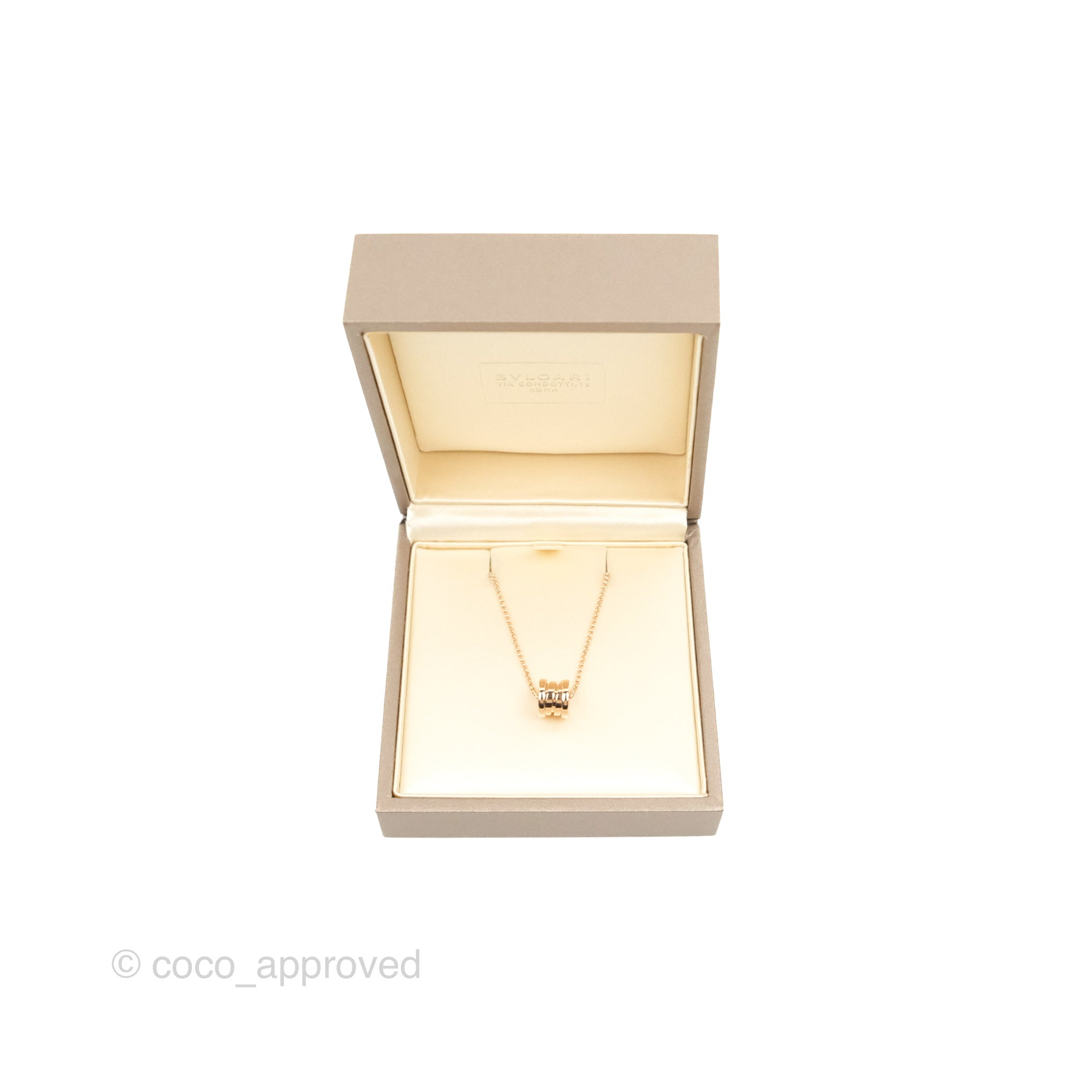 Bvlgari Mini Zero1 Necklace in Rose Gold - Elegant Luxury Jewelry for Women, Perfect for Gifts, Parties & Special Occasions