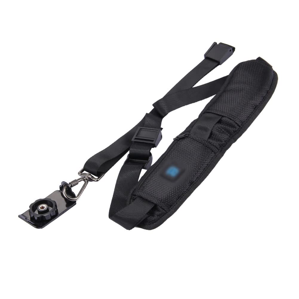 XIULAIQ Single Shoulder Sling Belt Strap for DSLR & Digital SLR Cameras - Quick Adjustable Camera Shoulder Strap (Black, One Size) - Perfect for Travel, Photography & Outdoor Shooting
