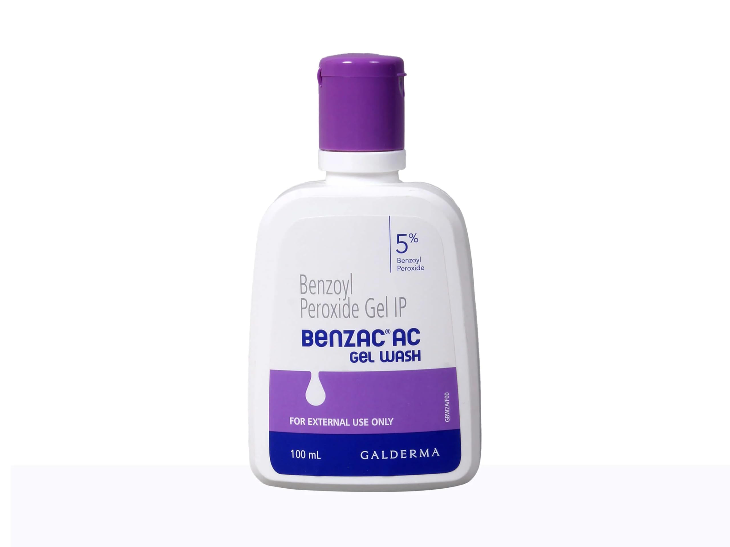Benzac AC 5% Acne Treatment Gel Face Wash - 100ml for Oily & Acne-Prone Skin | Daily Cleanser for Teens & Adults | Dermatologist Recommended