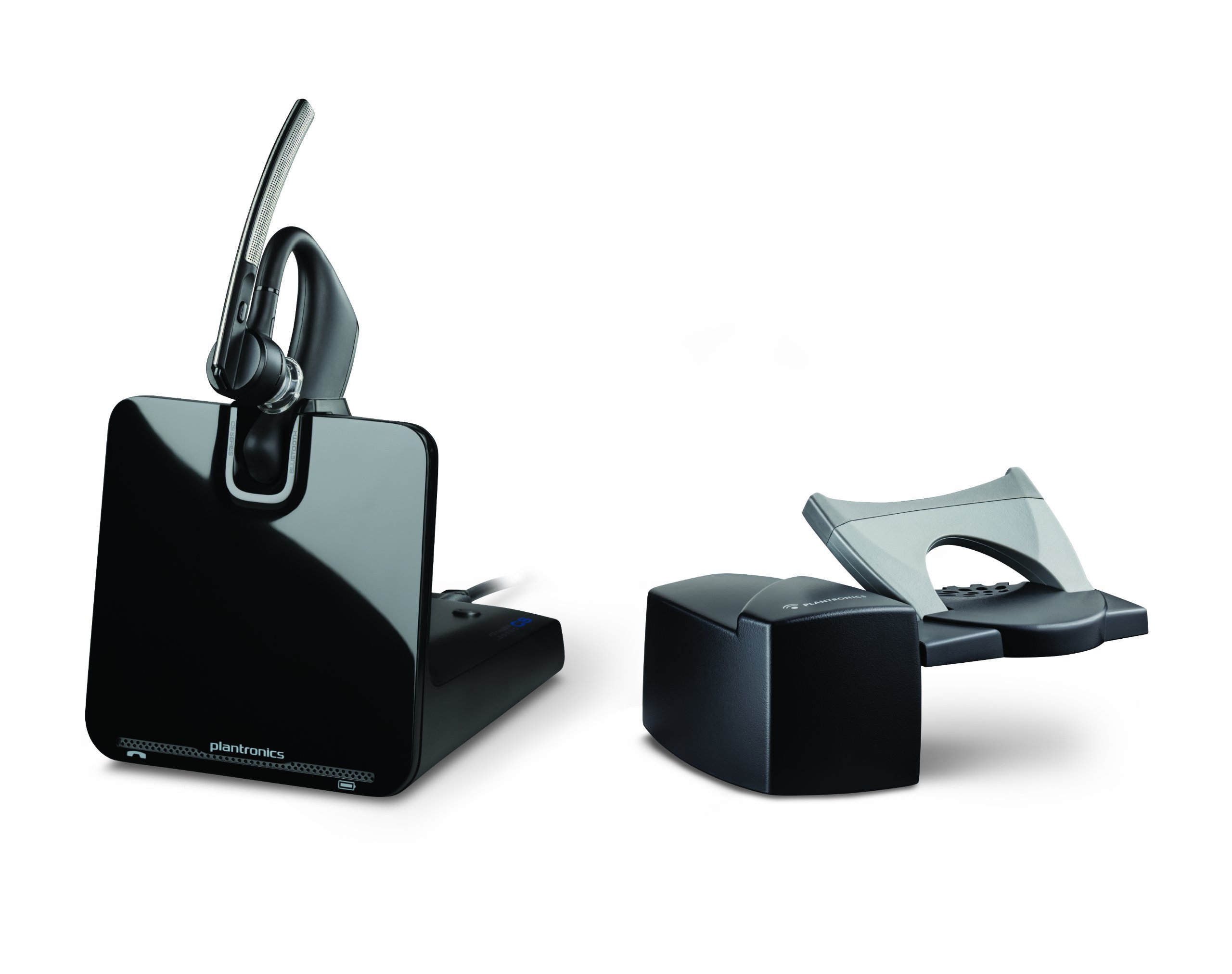Plantronics Voyager Legend CS Wireless Headset with HL10 System - Noise Cancelling Bluetooth Headset for Office & Call Center (Renewed, Silver) - Perfect for Business Professionals & Remote Workers