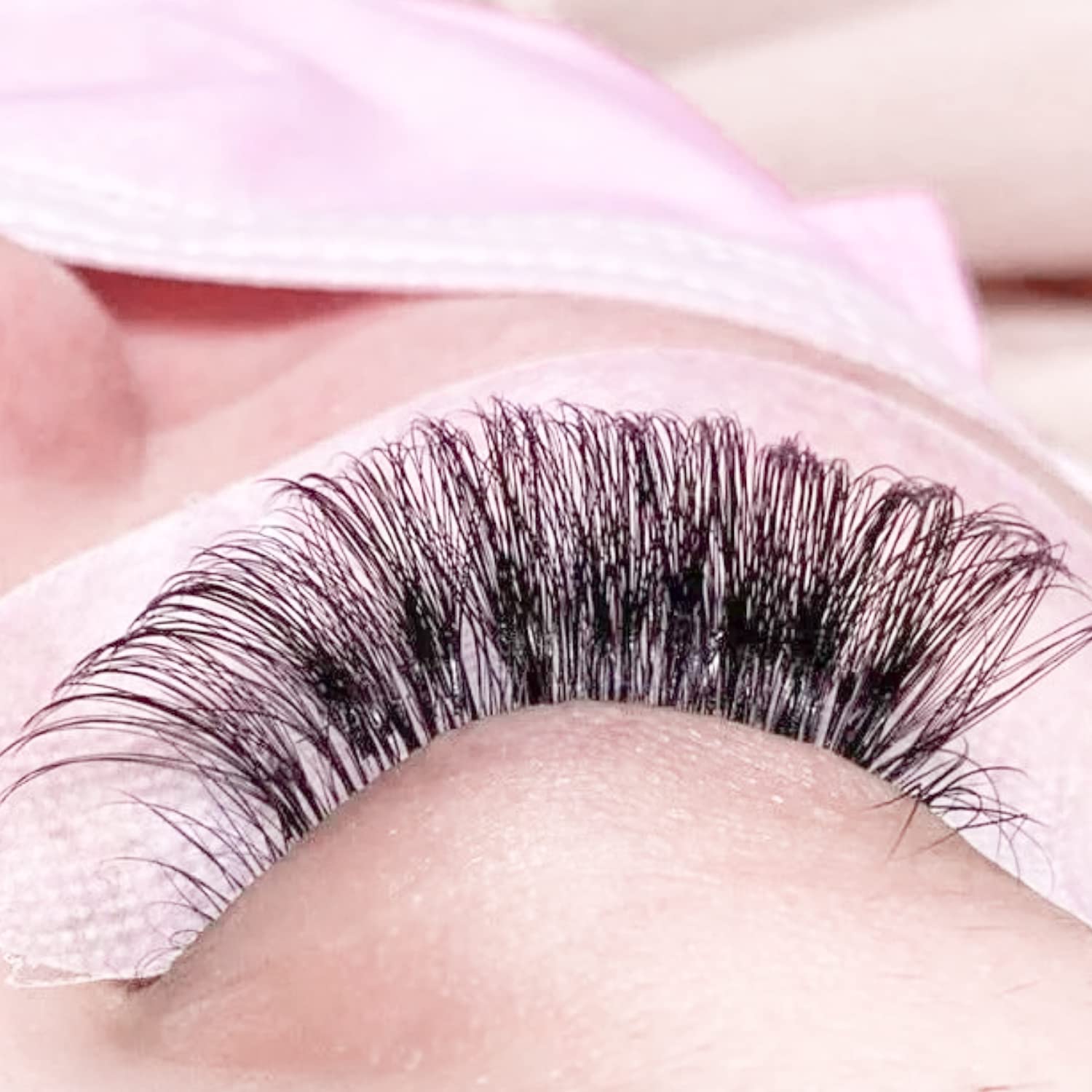 VEYES INC Classic Volume Lash Extensions - 0.03-0.20mm Silk Eyelashes in J/B/L/C/CC/D/DD Curl, 5-25mm Mixed & Single Length Tray - Professional Lash Tech Supplies (Matte Black, 0.20mm C Curl, 8-16mm) - Perfect for Salon, Bridal & Special Occasion Makeup