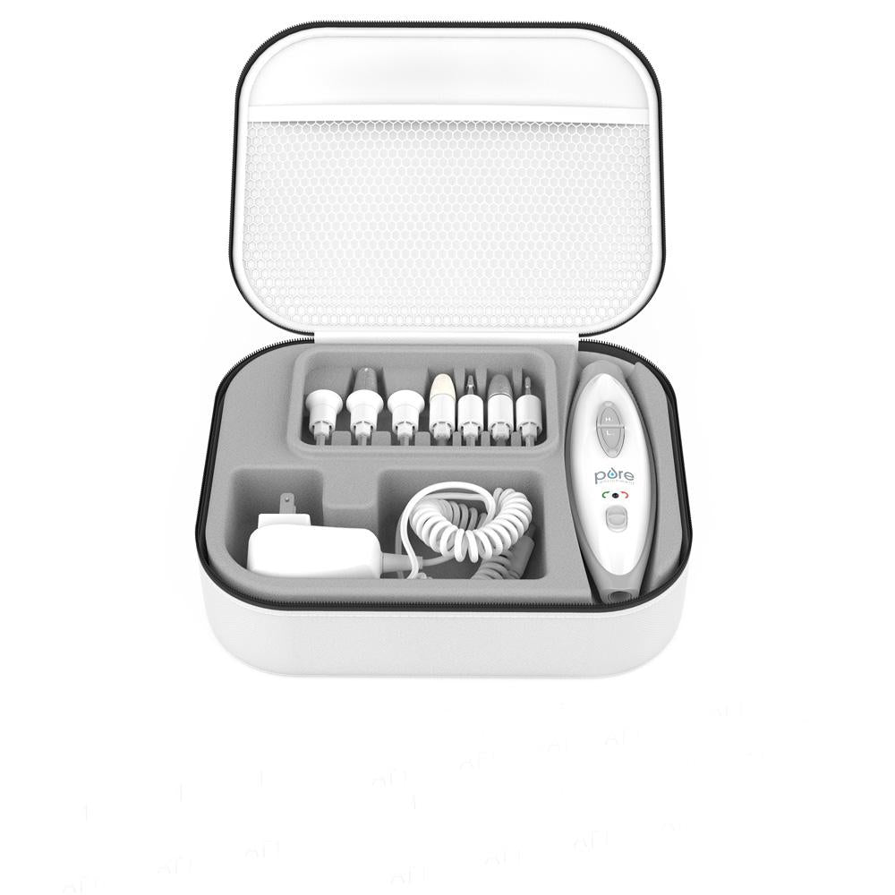 PureNails™ Professional Manicure & Pedicure Set - 12 Piece Nail Care Kit with Stainless Steel Tools for Home & Salon Use - Perfect for DIY Nail Art, Gel Polish Application & Spa Treatments