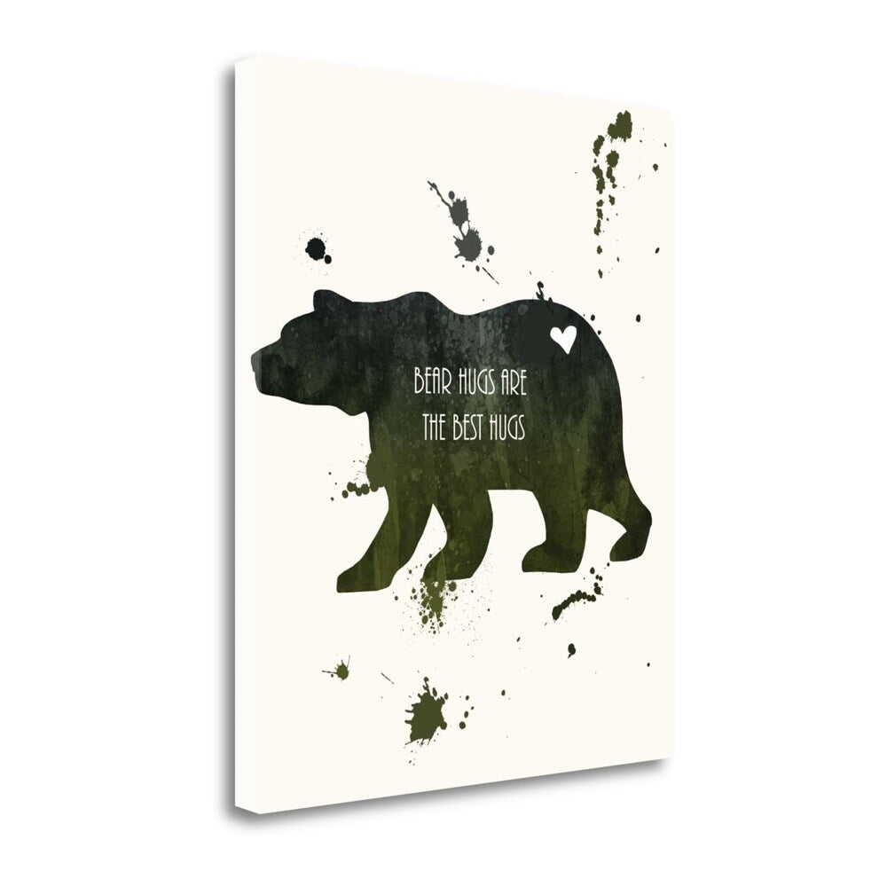 Bear By Anna Quach - Premium Fine Art Giclee Print on Gallery Wrap Canvas - Ready to Hang Wall Art - Perfect for Living Room, Bedroom & Office Decor