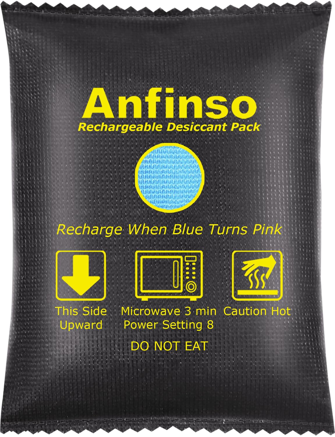 Rechargeable 300g Car Dehumidifier Bags - Silica Gel Moisture Absorbers for Closet, Storage, Totes, Safes & 3D Filaments | Eliminate Dampness in Vehicles, Basements & Small Spaces