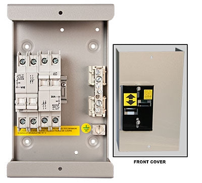 Midnite Solar MNTRANSFER 30A Transfer Switch - 30 Amp, 120/240VAC for Off-Grid & Backup Power Systems | Perfect for Solar Panel Installations & Emergency Power Transfer