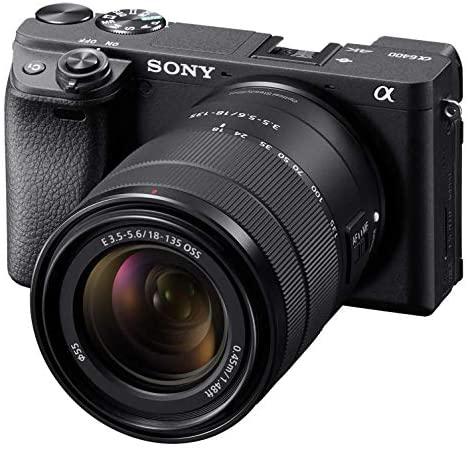Sony Alpha a6400 Mirrorless Camera with 18-135mm Lens - Perfect for Travel, Vlogging & Photography (ILCE-6400M)