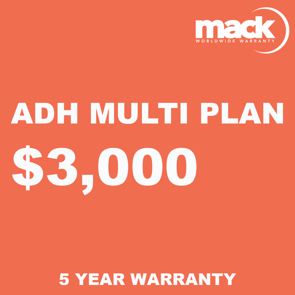 MACK 5-Year ADH Multi Plan Warranty for Electronics Under $3,000 | Extended Protection for Laptops, Tablets & Smartphones