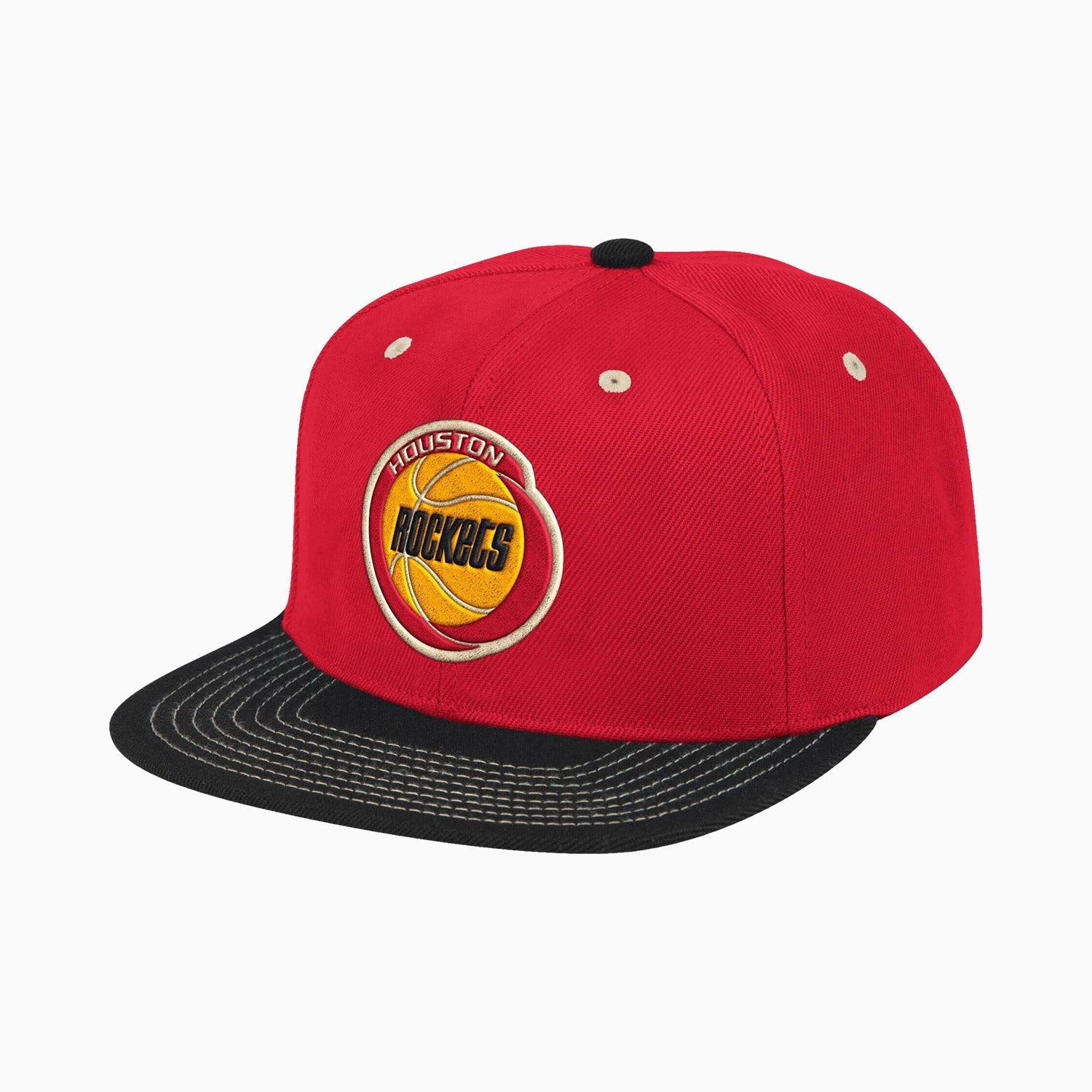 Houston Rockets NBA Snapback Hat with Contrast Stitch - Official HWC Cap for Basketball Fans, Streetwear & Sports Events