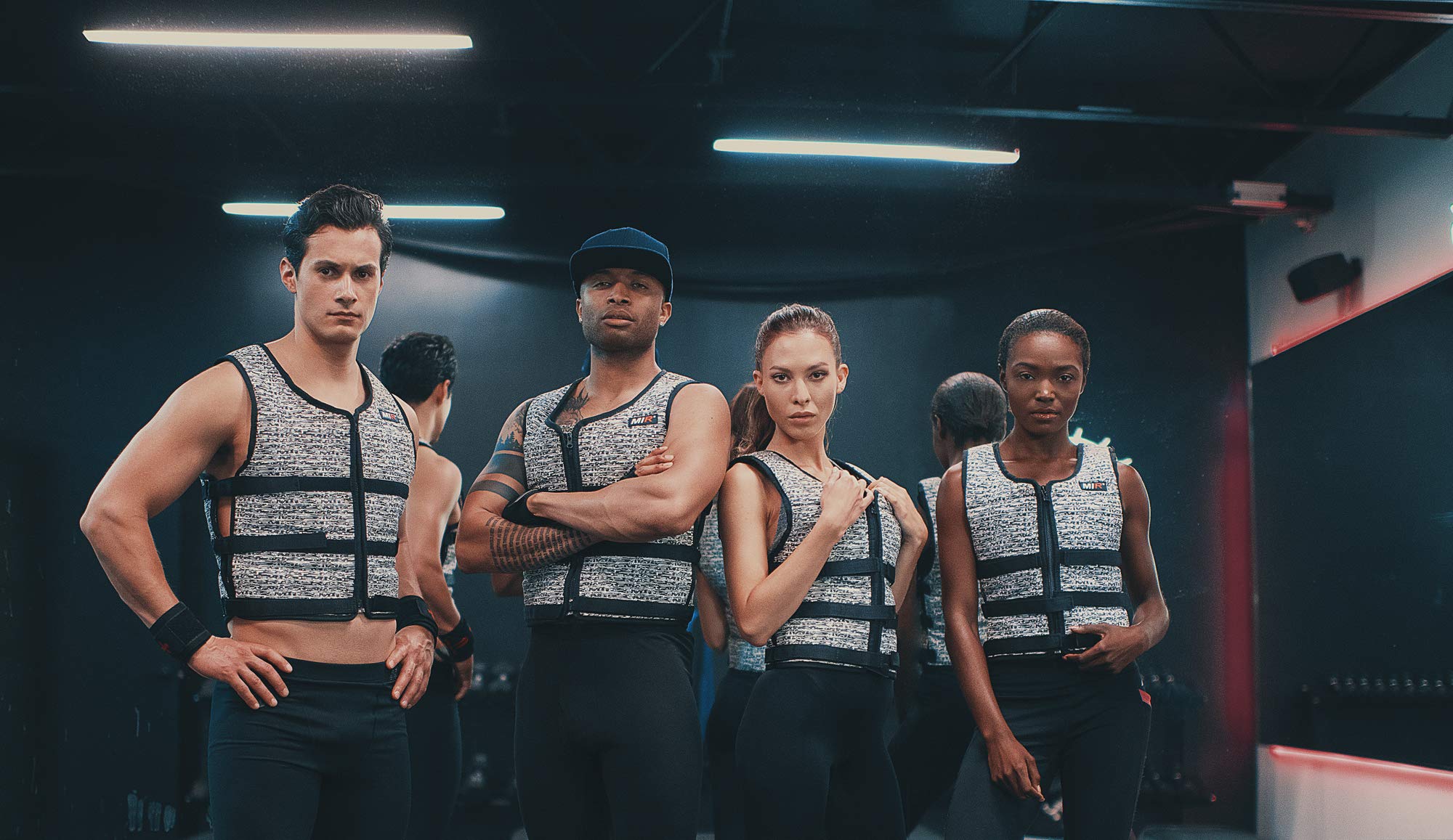 MiR Super Slim Air Flow Weighted Vest 4-32lbs - Adjustable Weight Vest for Men & Women with Solid Iron Weights | Machine Washable | Perfect for Running, CrossFit & Strength Training