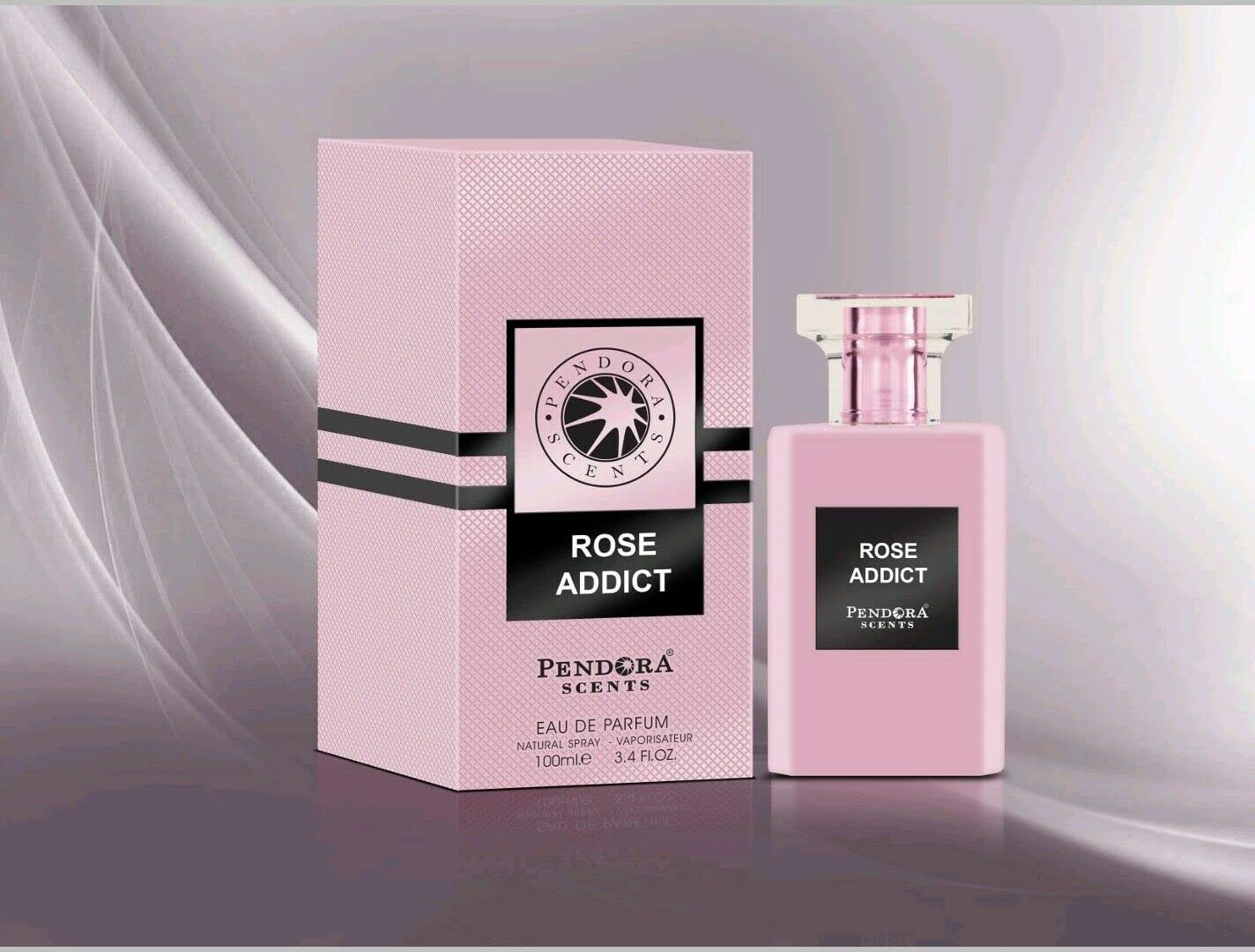 Rose Addict by Paris Corner | 100ml Unisex Eau de Parfum | Long-Lasting Floral Fruity Rose Perfume with Creamy Notes | Luxury Fragrance for Women & Men | Perfect for Date Nights, Weddings & Special Occasions