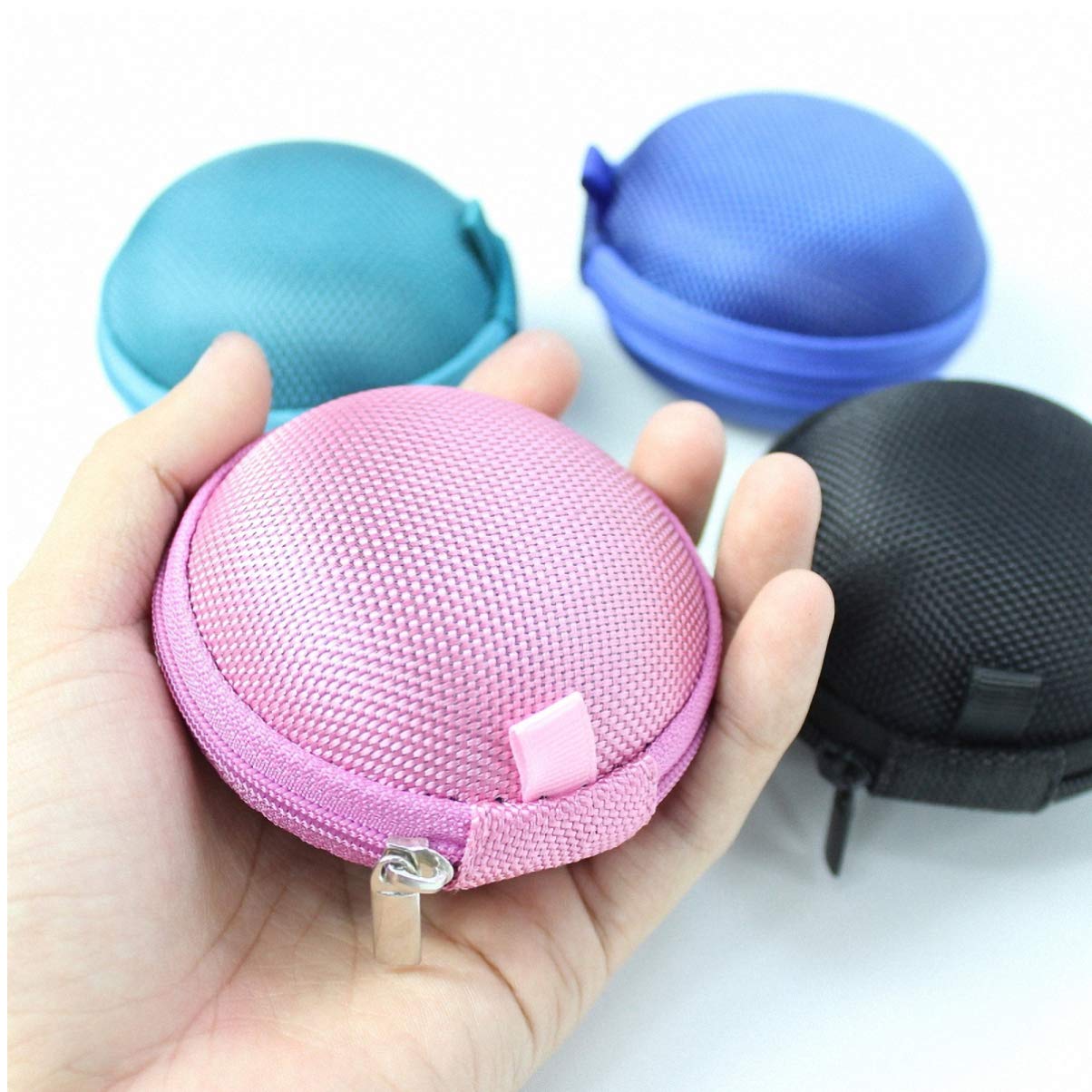 5-Piece Portable Electronic Organizer Pouch - Cable Storage Box for Chargers, Earphones & Data Cables | Compact Travel Accessory for Office, Home & On-the-Go Use