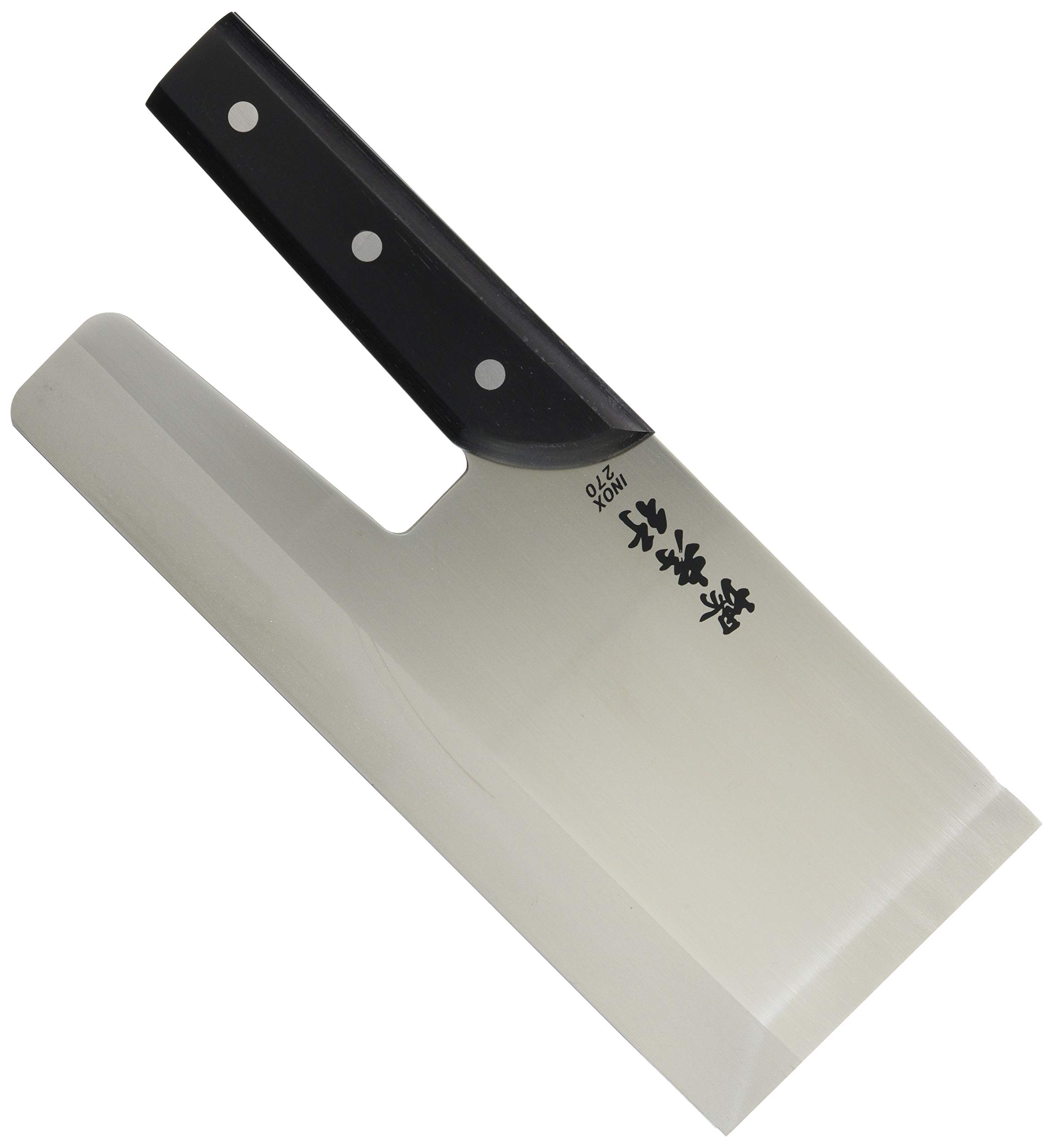 Premium Sakai Takayuki Japanese Soba Udon Noodles Kitchen Knife - 270mm High-Carbon Stainless Steel Blade with Molybdenum - Perfect for Slicing Noodles, Sushi & Asian Cuisine Preparation
