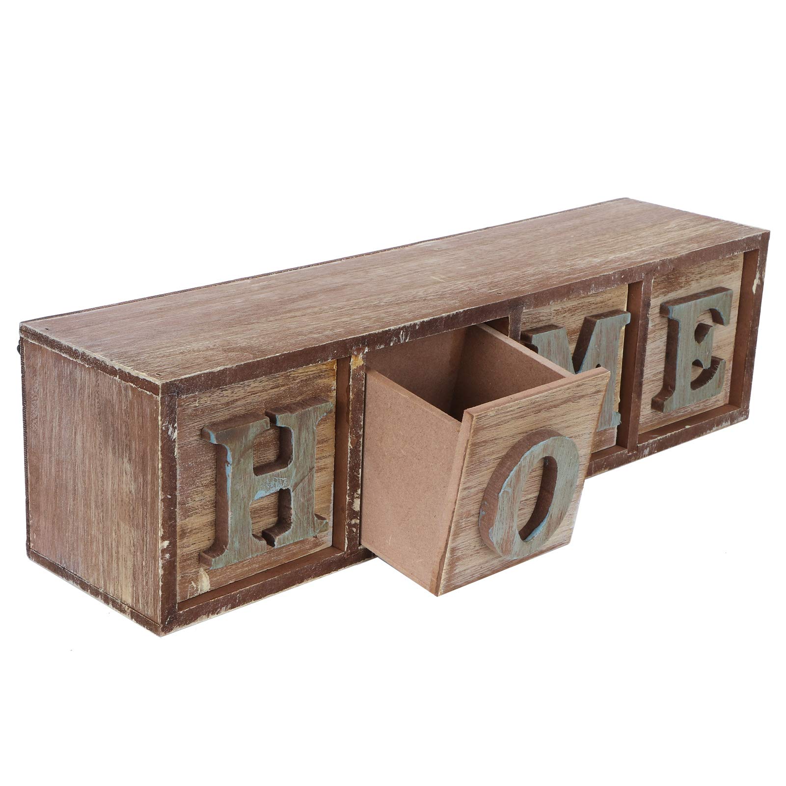 Eco-Friendly Wooden Storage Box - Non-Toxic Home Organizer for Bedroom, Living Room & Hallway | Perfect for Jewelry, Keys & Small Items Storage
