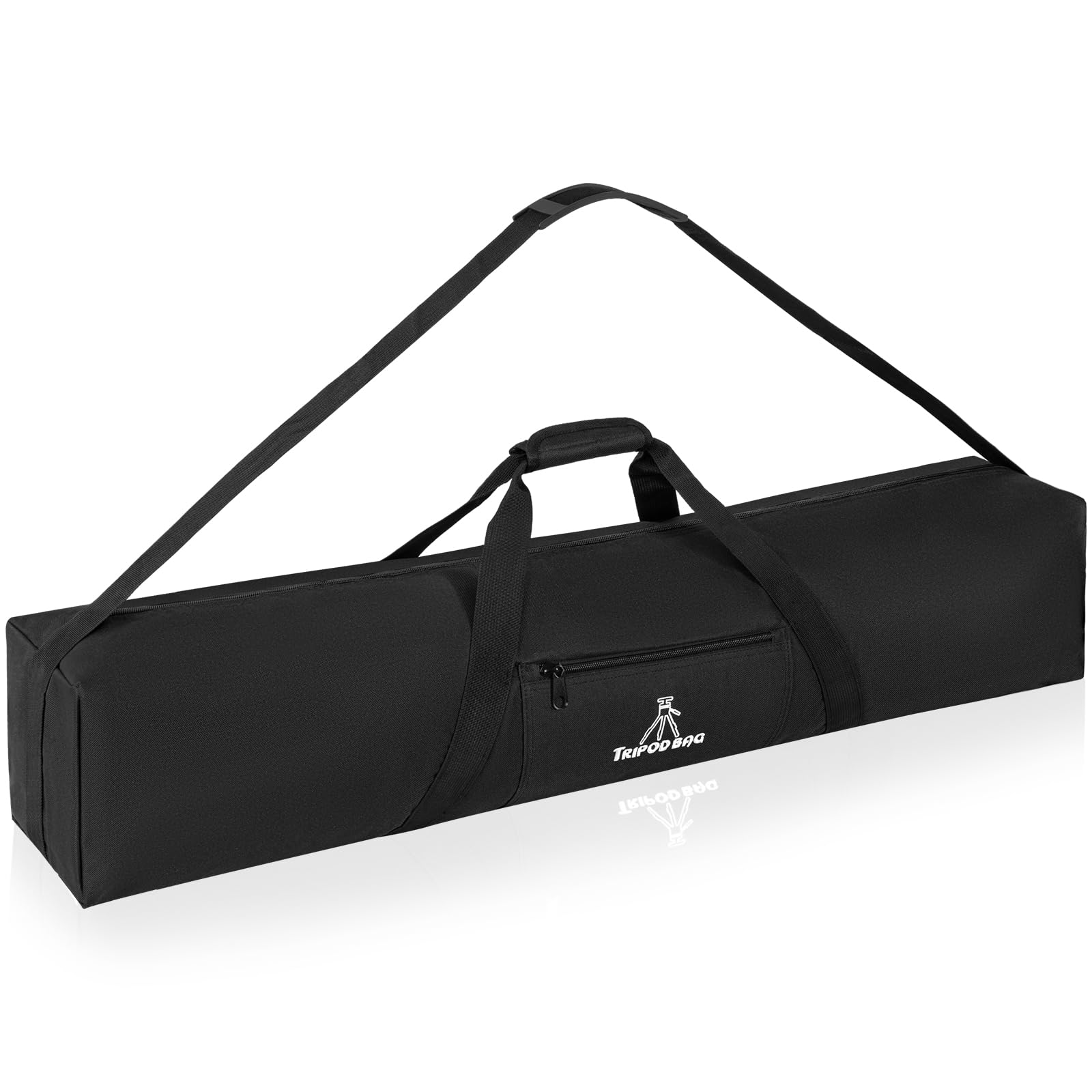 Heavy Duty 36x7x7in Tripod Carrying Case with Shoulder Straps & Handles - Durable Monopod Bag for Camera, Microphone Stand, Speaker, Light, Music Stand & Boom - Perfect for Photography, Videography & Music Performances