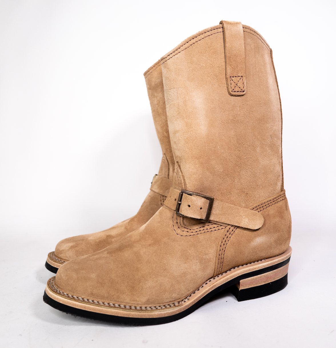 Wesco Boots X The Shop Honey Badger Morrison Work Boots - Durable Leather Steel Toe Boots for Construction, Hiking & Outdoor Work