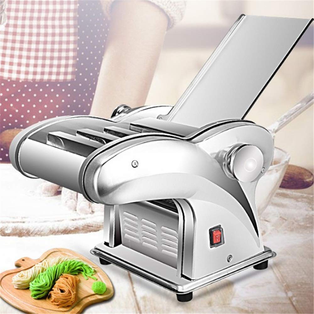 LIJCC 135W Electric Pasta Maker Machine - Stainless Steel Pasta Maker with 3 Blades & 6 Thickness Settings for Homemade Spaghetti, Lasagna & Noodles | Perfect Kitchen Tool for Italian Cuisine & Family Cooking
