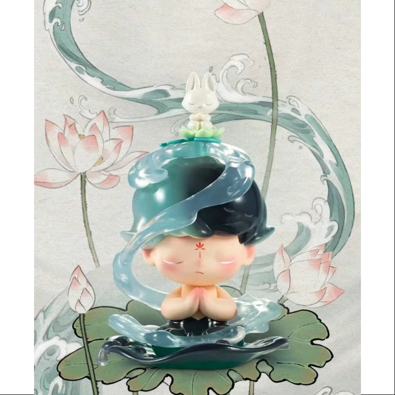 DIMOO Matchless Pop Mart 14th Anniversary Series Secret Water Manipulator Collectible Figure - Limited Edition Blind Box Toy for Display, Gift & Anime Collection