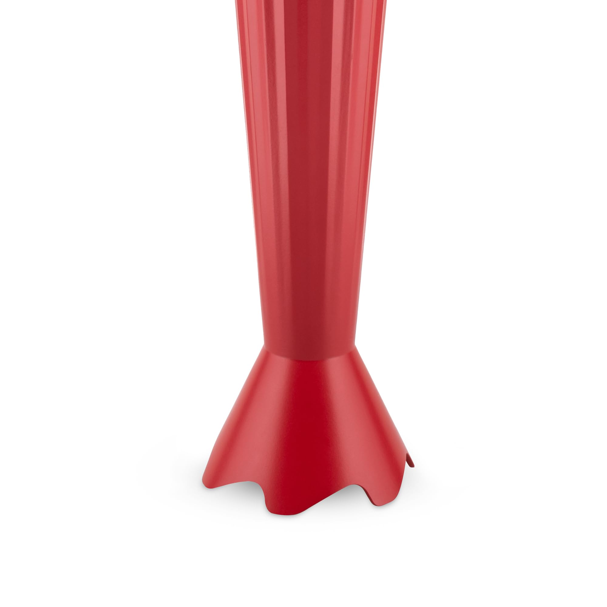 Alessi Plissé MDL10SR/US 200W Hand Blender Set with Measuring Cup, Whisk & Chopper - Thermoplastic Resin, US Plug, Red - Perfect for Smoothies, Soups & Baby Food Preparation