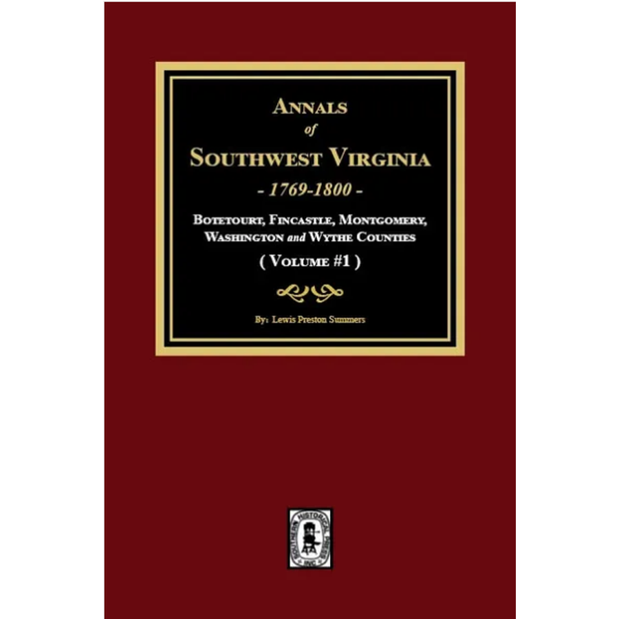 Annals of Southwest Virginia 1769-1800 - 2 Volume Historical Book Set | Genealogy Research, American History, Virginia Heritage | Perfect for Historians & Family Tree Enthusiasts