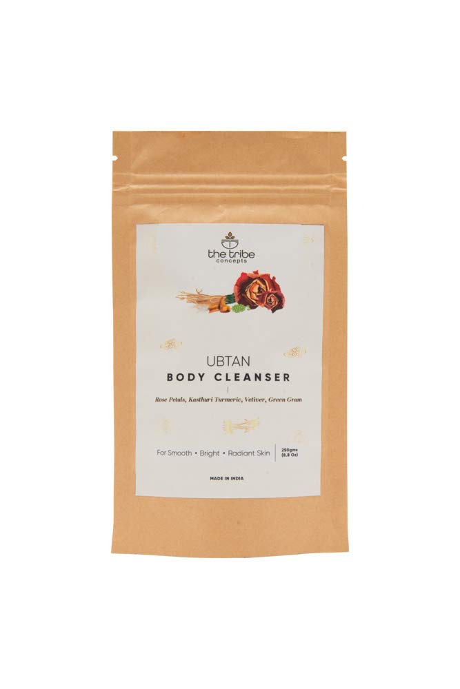 EVOCUES The Tribe Concepts Ubtan Body Cleanser - 250g Natural Ayurvedic Face & Body Wash for Glowing Skin | Perfect for Daily Cleansing & Spa Days