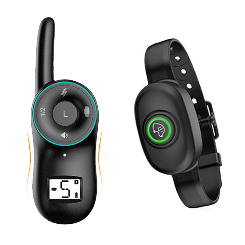 Waterproof Dog Training Collar with Remote - 3 Modes (Beep, Vibration, Shock) for Medium & Large Dogs | Perfect for Obedience Training & Behavior Correction | Black