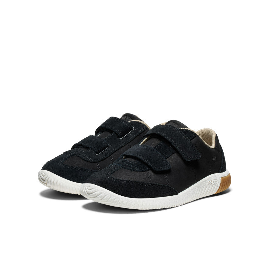 KNX T Toe Sneakers for Big Kids - Black/Star White | Comfortable & Stylish School Shoes for Boys & Girls