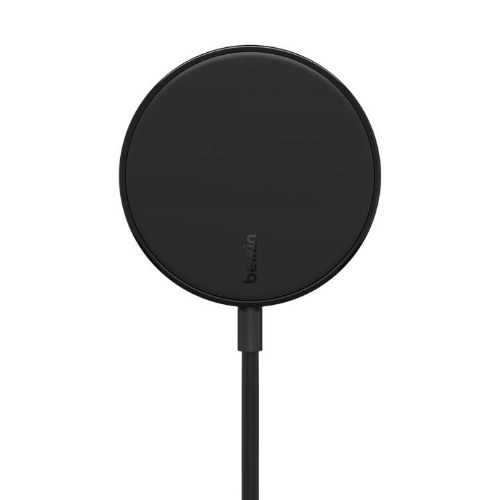 Belkin Magnetic Base Compatible with MagSafe for iPhone 12/13/14 & AirPods Wireless Charging Case - 7.5W Fast Charging, Black | Perfect for Home, Office & Travel Use
