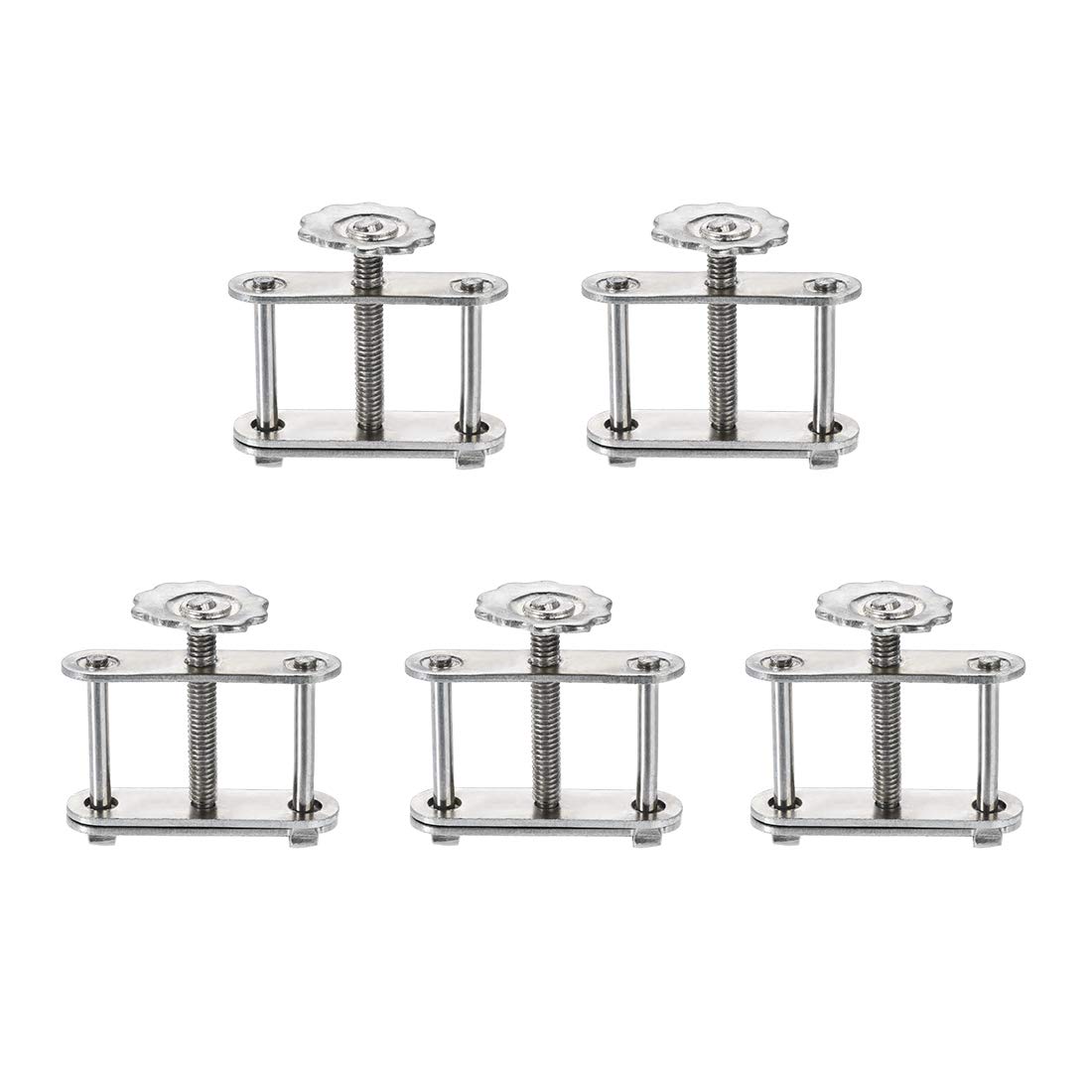 Adjustable Swivel Screw Compressor Hose Clamp - 5Pcs Flow Control Tubing Clamps for Lab Equipment, Air Compressors & Industrial Applications | Durable Pipe Fastener for Plumbing, HVAC & Scientific Experiments