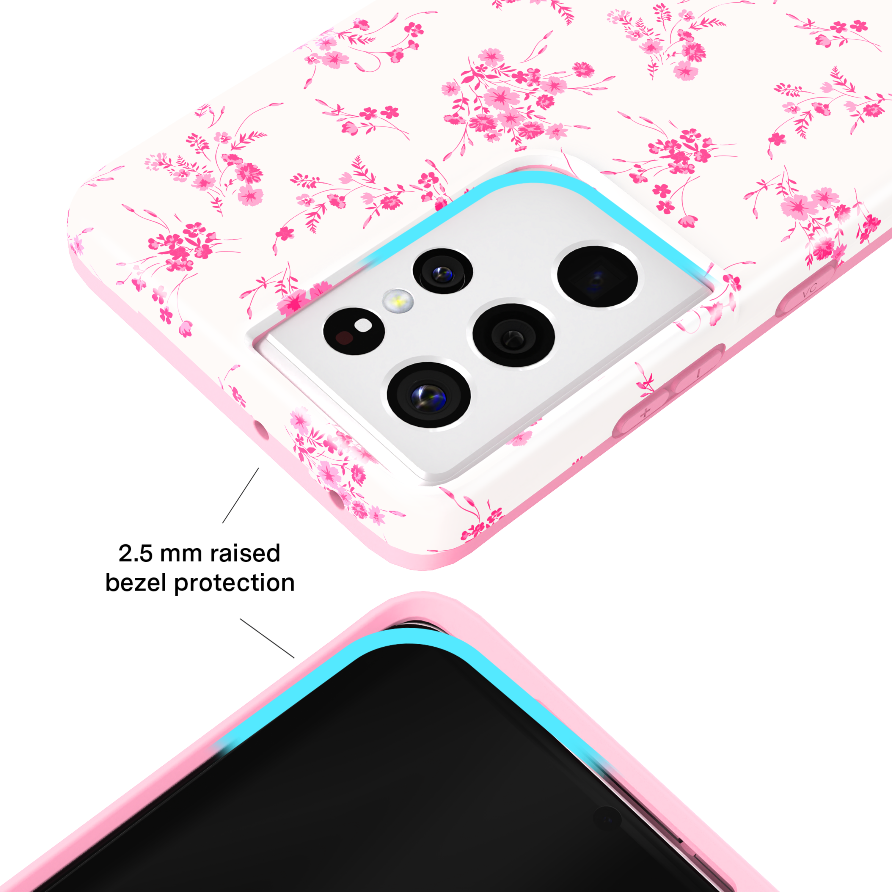 French Rose Floral Samsung Phone Case - Elegant Protective Cover for Galaxy S21/S20/Note 20 - Perfect for Women, Gift Ideas & Everyday Use