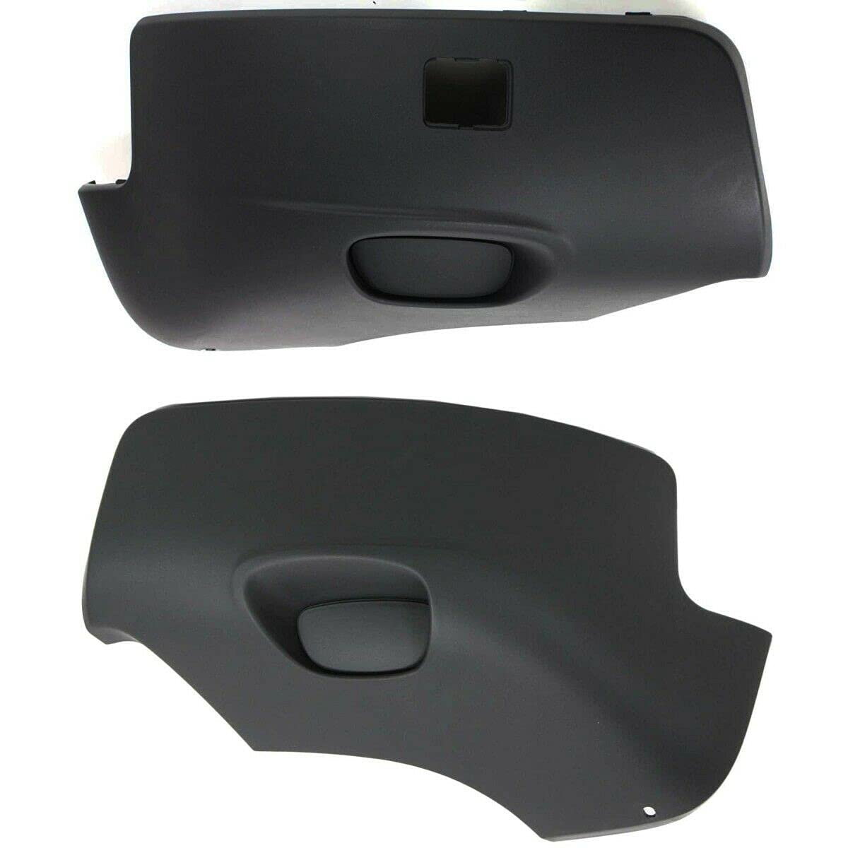 Pair of 2 Motorcycle Bumper Face Bar Ends - Front Left & Right Handlebars Accessories for Harley, Honda, Yamaha - Perfect for Cruiser, Touring & Street Bikes