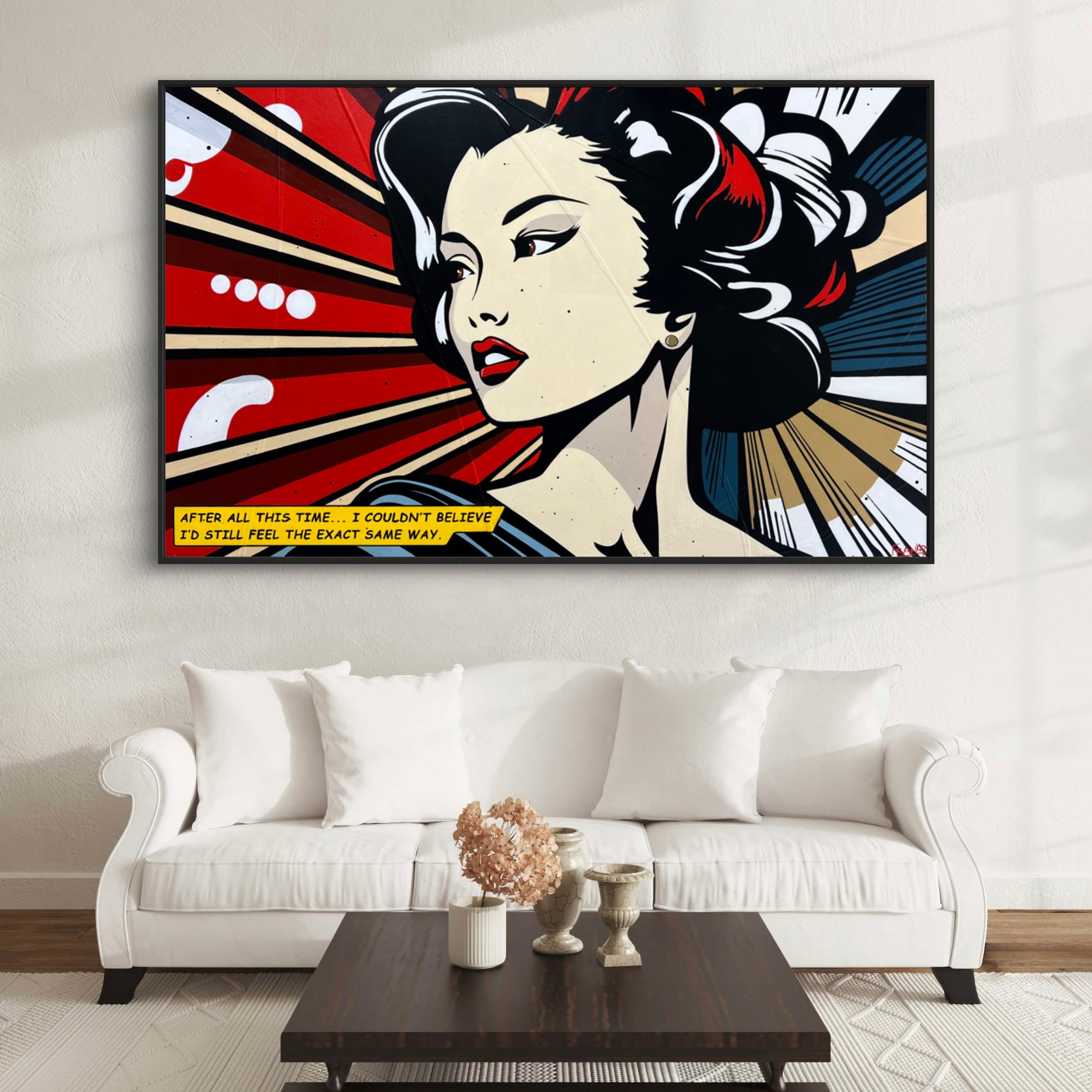 160cm x 100cm Geisha Classic Pop Art Canvas Painting - Japanese Wall Decor for Living Room, Bedroom & Office - Large Modern Artwork for Home & Office Decoration