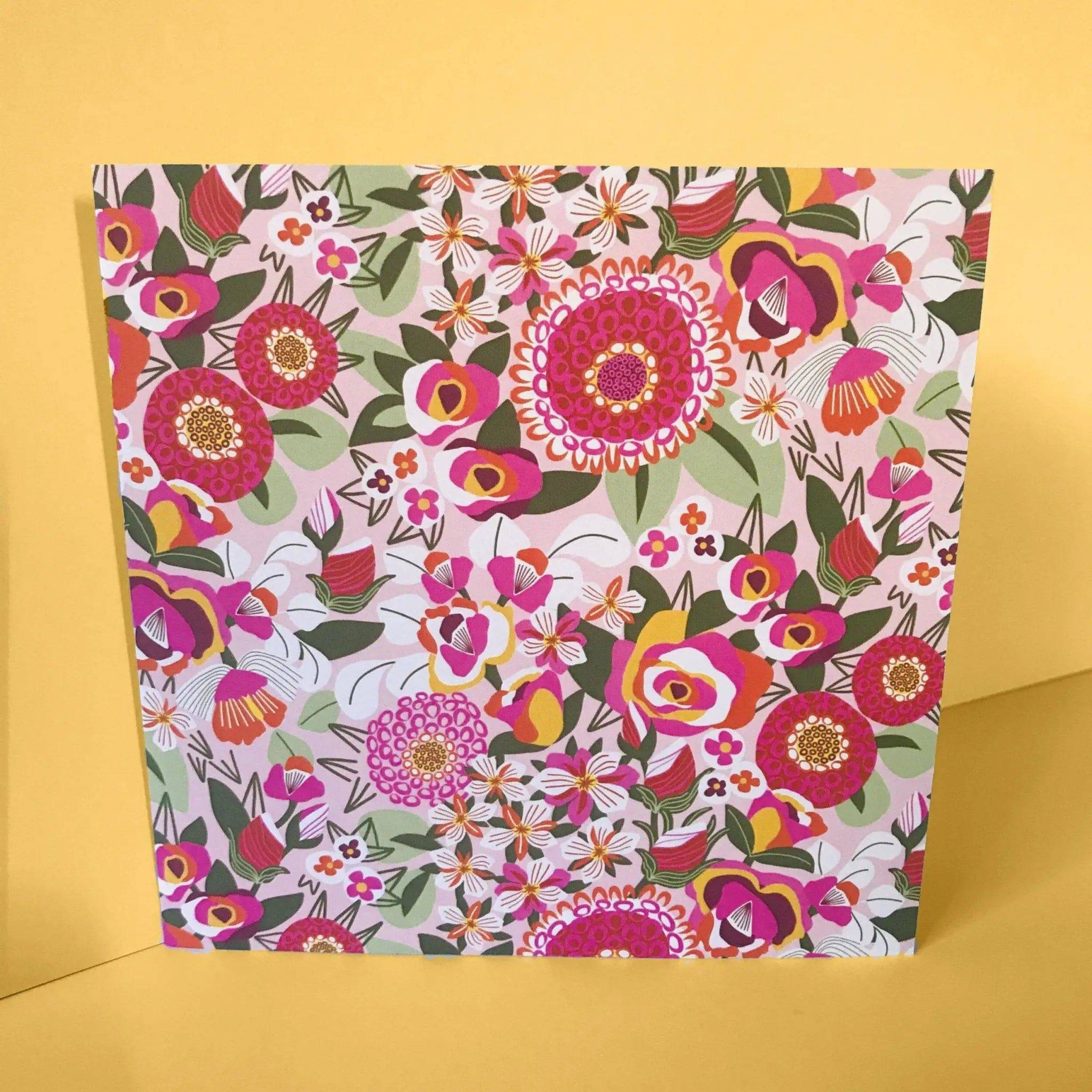 Floral Art Greeting Card Set - 12 Handmade Watercolor Flower Cards with Envelopes | Perfect for Birthdays, Anniversaries & Thank You Notes | Elegant Stationery Gift for Women & Friends