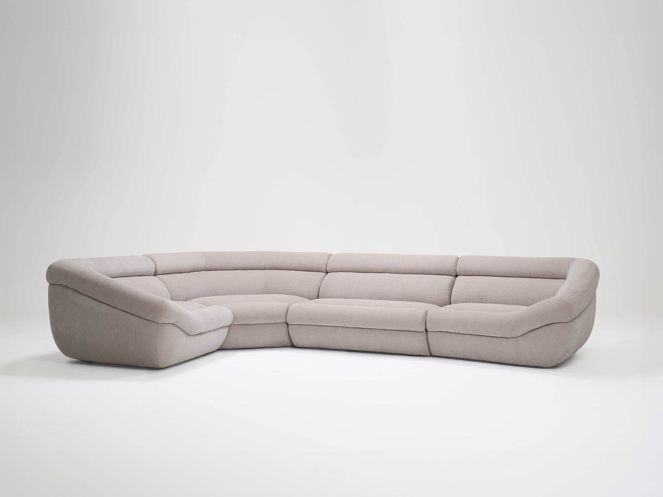 Pambula Modular Sectional Sofa - Modern L-Shaped Couch with Reversible Chaise for Living Room, Lounge, and Family Room - Soft Fabric Upholstery and Sturdy Wooden Frame