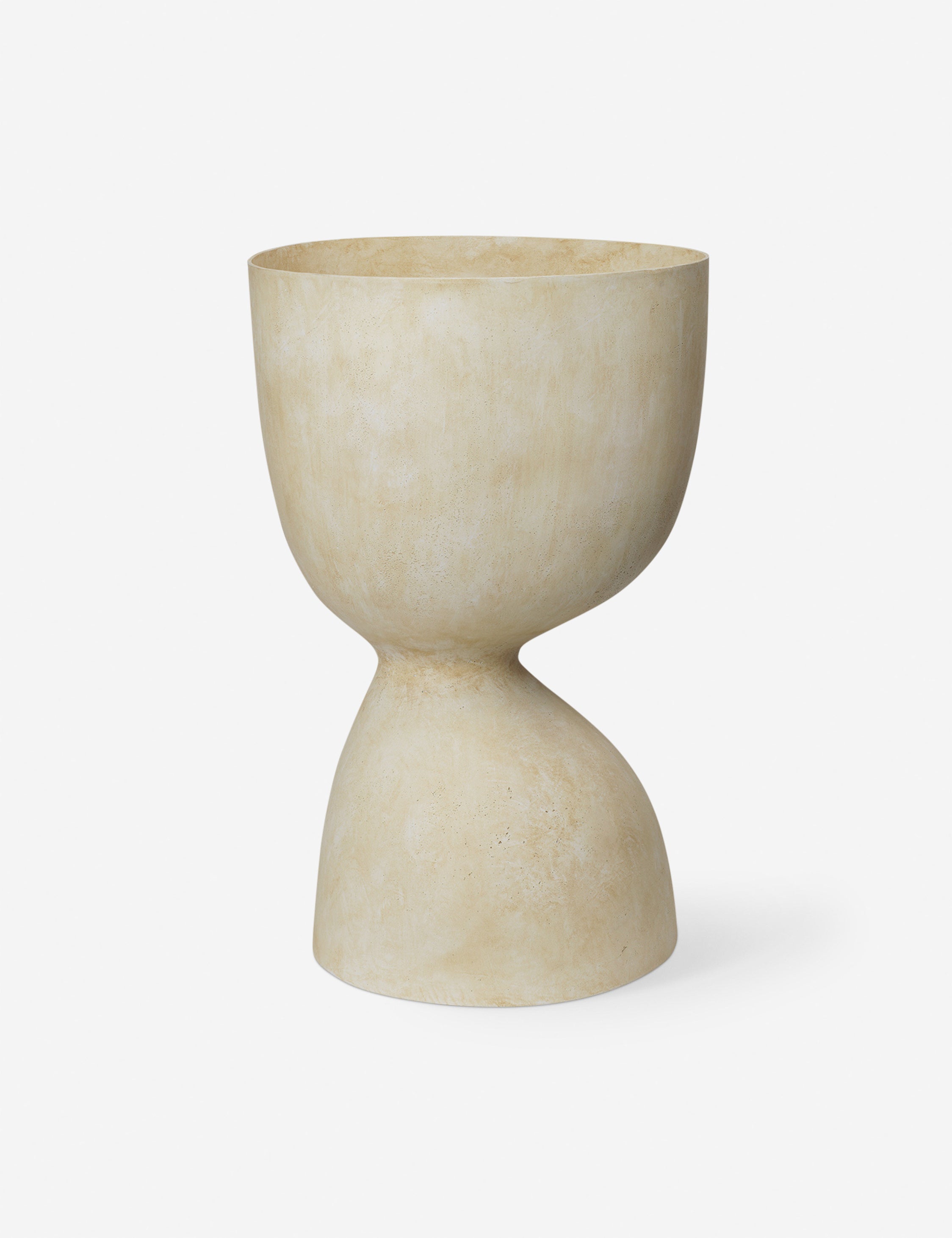 Ferm Living Evoke Pot - Modern Ceramic Planter for Indoor Plants, Home & Office Decor - Perfect for Succulents, Herbs, and Small Flowers