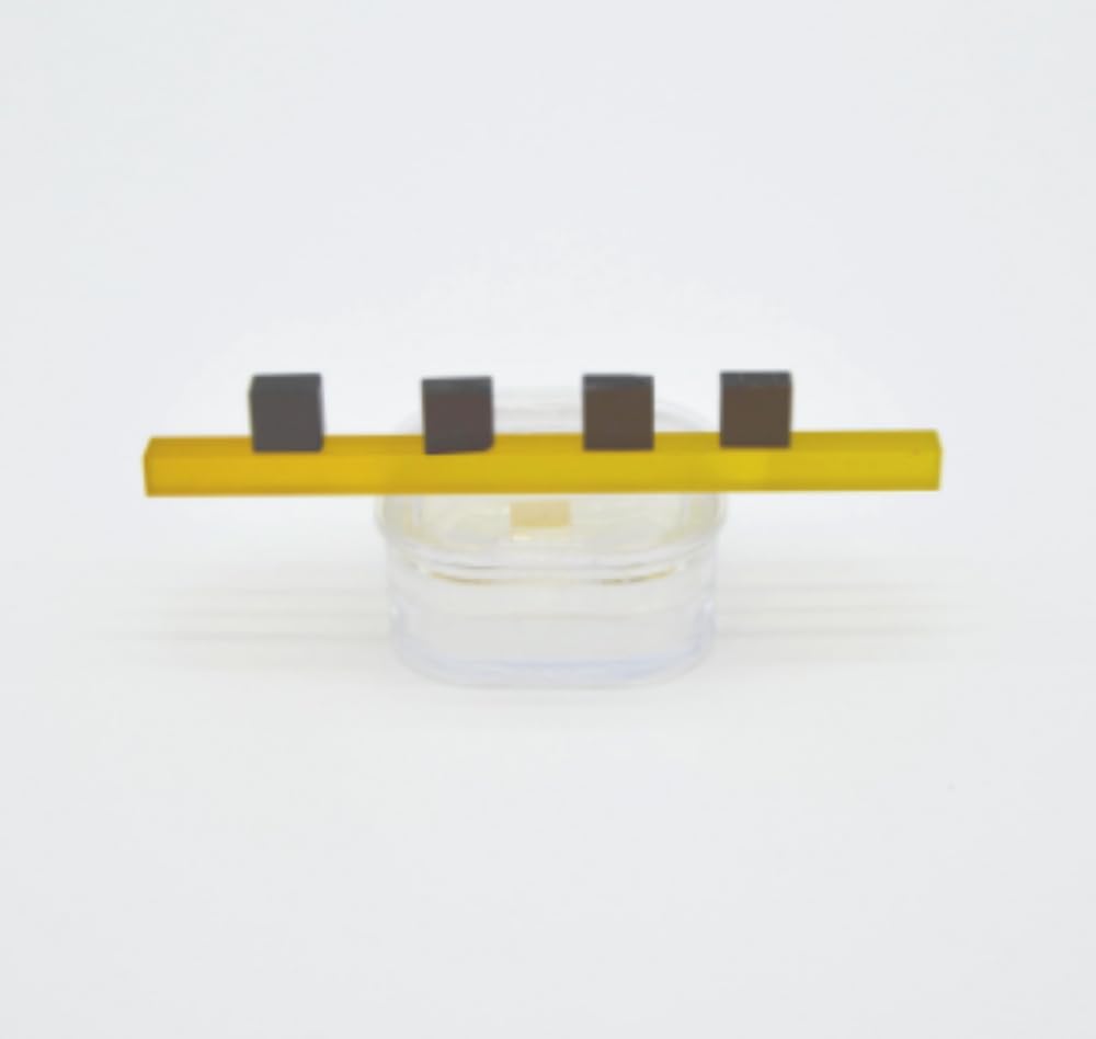 1pc Cr4+:YAG Passive Q-Switch Crystal for Laser Systems - 8x8x5mm - High-Efficiency Optical Switch for Eyebrow Washing Machines & Laser Applications