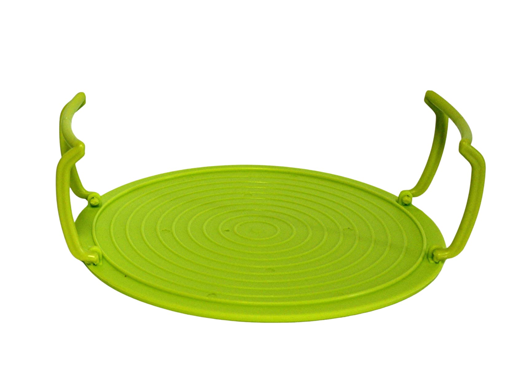 4-in-1 Microwave Tray Stand Rack with Splatter Guard - Stackable Carry Tray & Shelf Organizer (2 Pack, Green) - Perfect for Meal Prep, Reheating & Small Kitchen Storage