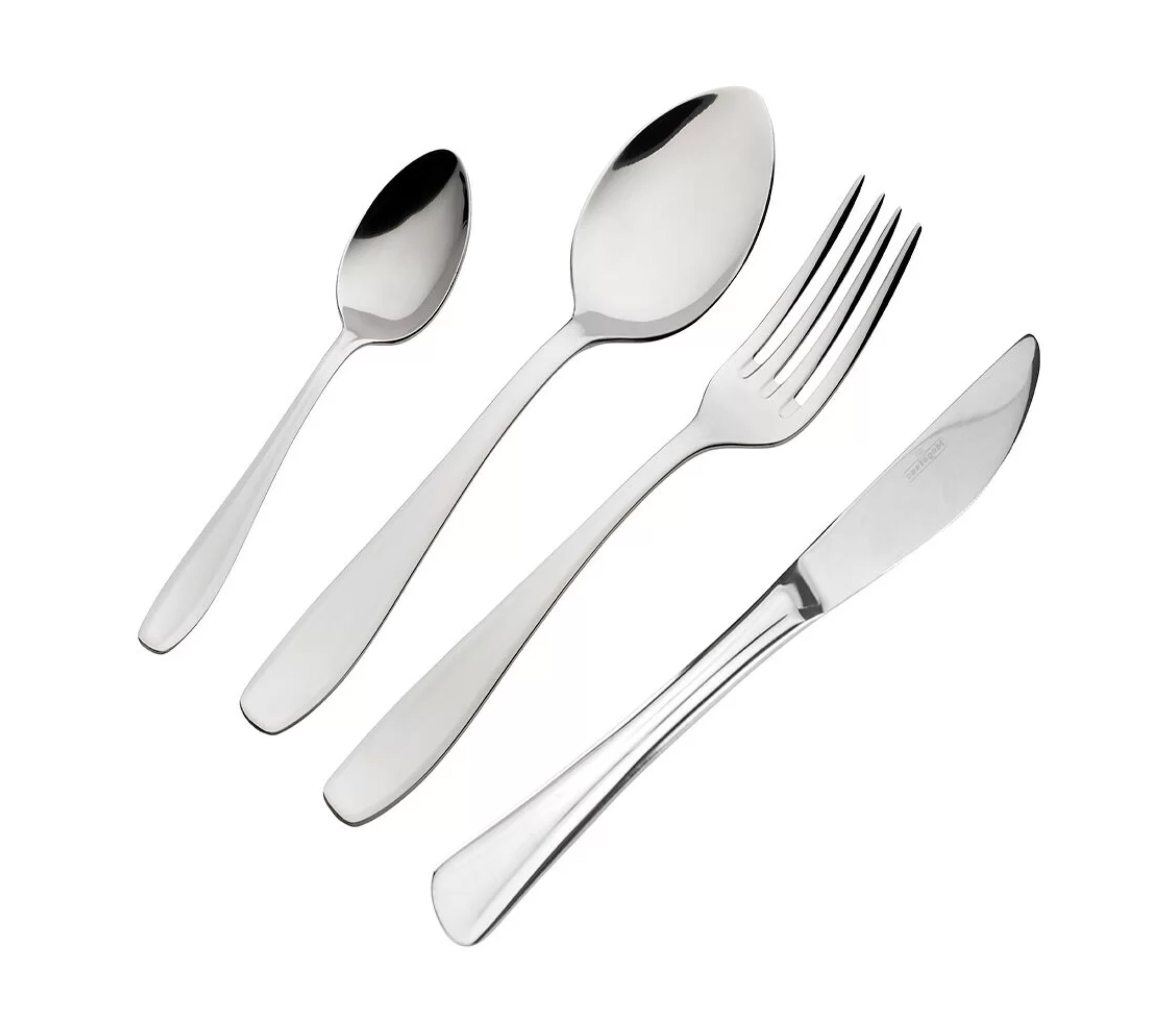 Premium 16-Piece Magefesa Stainless Steel Flatware Set - Elegant Cutlery for Dining, Kitchen & Entertaining - Perfect for Restaurants, Weddings & Dinner Parties