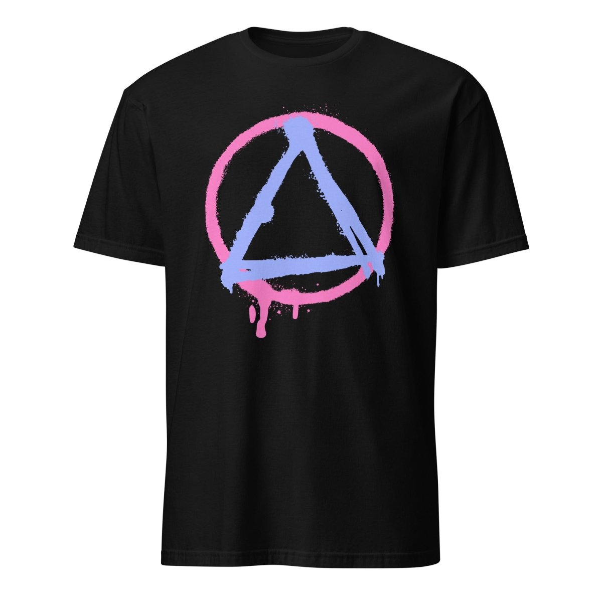 Graffiti Sobriety Symbol Essential Unisex T-Shirt - Stylish & Comfortable Tee for Everyday Wear, Street Fashion & Recovery Support