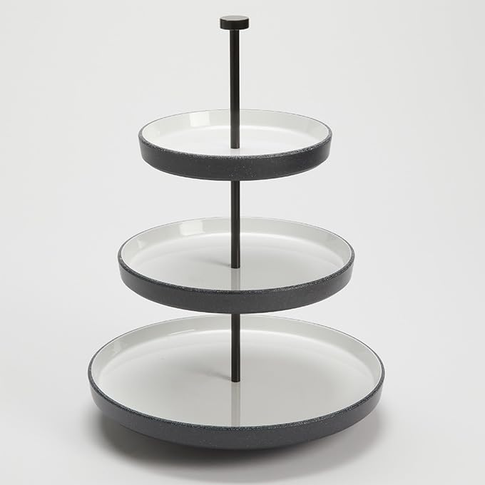 American Metalcraft Melamine Tiered Stand - 17.5