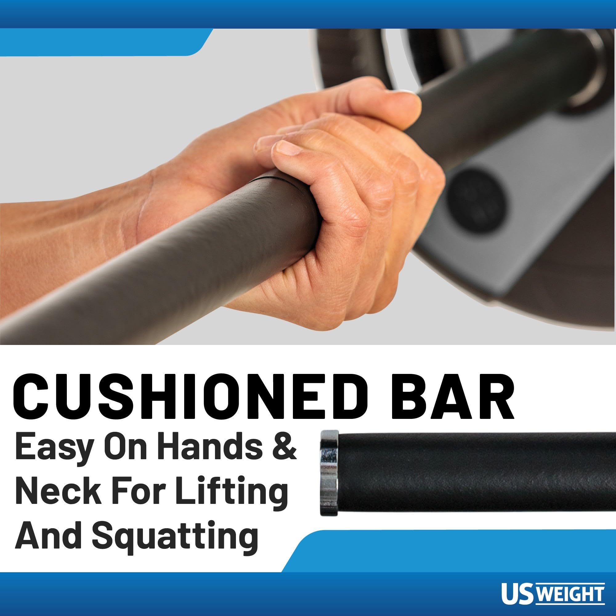 Adjustable Weight Barbell Set for Home Gym - 55