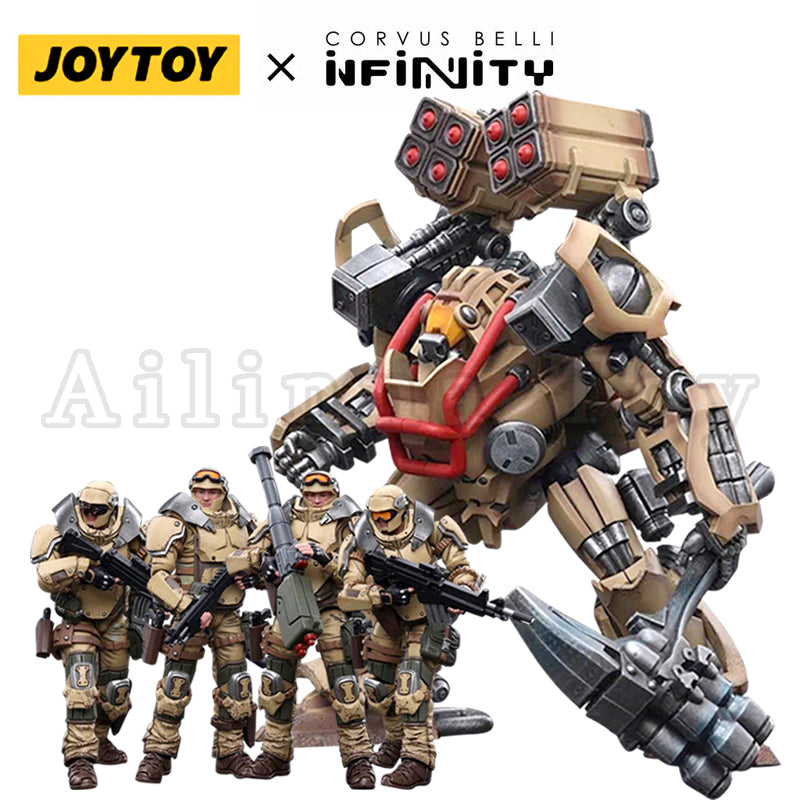 1/18 JOYTOY 3.75 Inch Military Action Figure Set - Infinity Ariadna Marauders 5307th Range Pack (4pcs) with Heavy S Ratnik | Collectible Miniature Soldiers for War Gaming & Display | Perfect for Tabletop Battles, Diorama Scenes, and Action Figure Collections