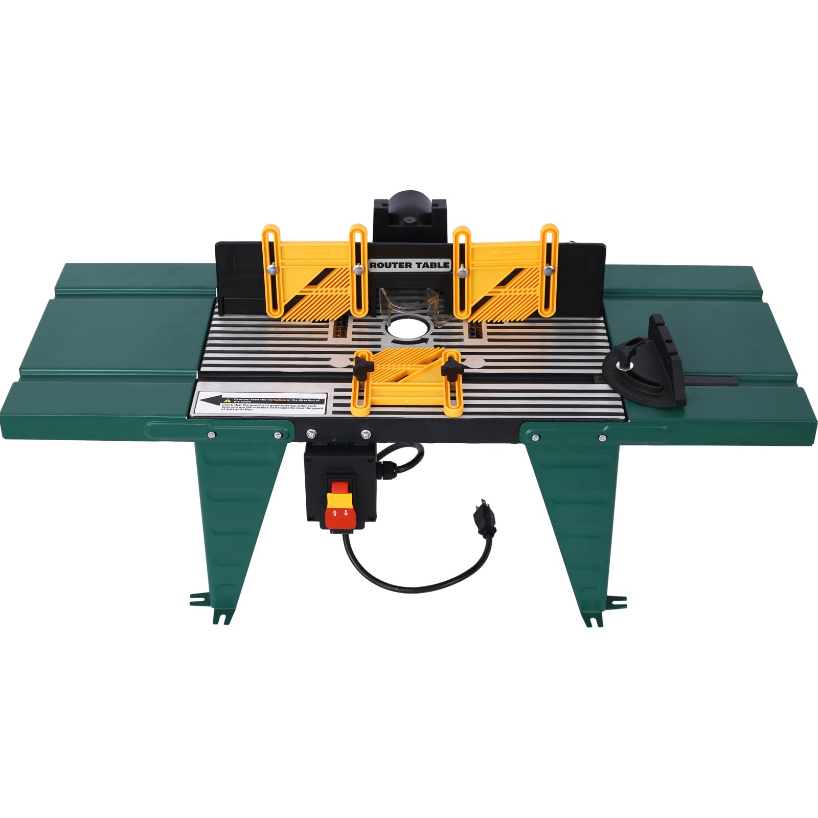 Premium Electric Router Table with Steel Stand & Adjustable Fence - Universal Benchtop Woodworking Tool for Precise Routing | Perfect for DIY Projects, Cabinet Making & Professional Woodworking Crafts